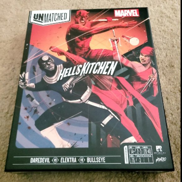 Marvel | Games | Unmatched Marvel Hells Kitchen Board Game Daredevil